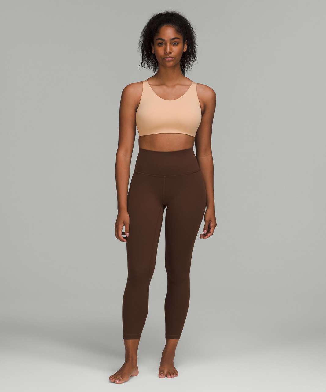 Lululemon In Alignment Bra *Light Support, D–G Cups - Copper Brown - lulu  fanatics