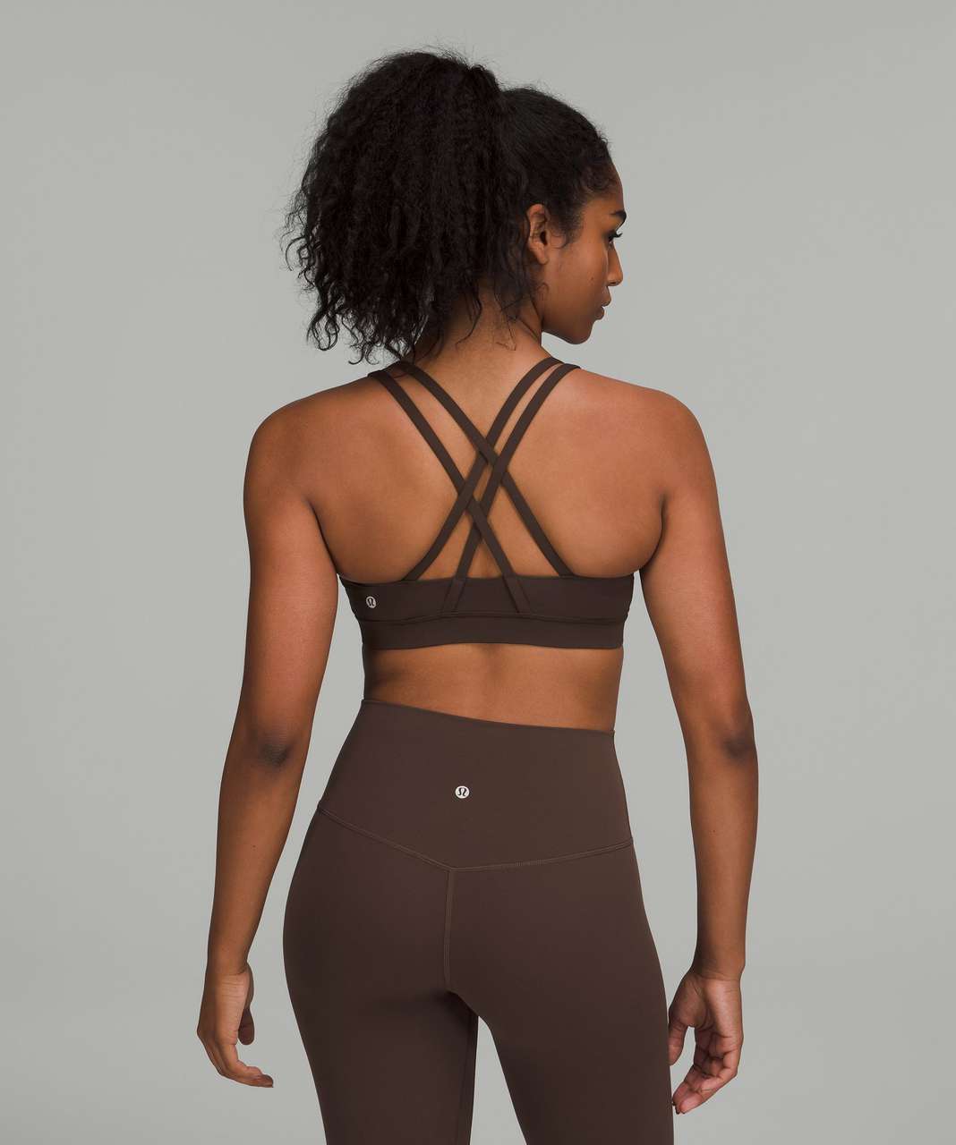 Lululemon Energy Bra High-Neck Longline Tough *Medium Support, B–D Cups -  True Navy - lulu fanatics