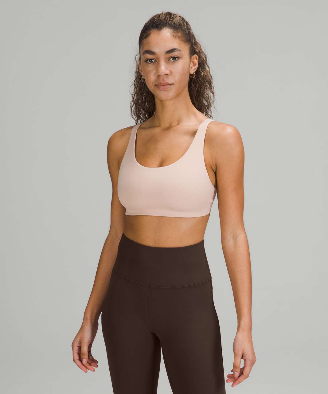 Lululemon In Alignment Straight-Strap Bra *Light Support, C/D Cup - Misty Shell