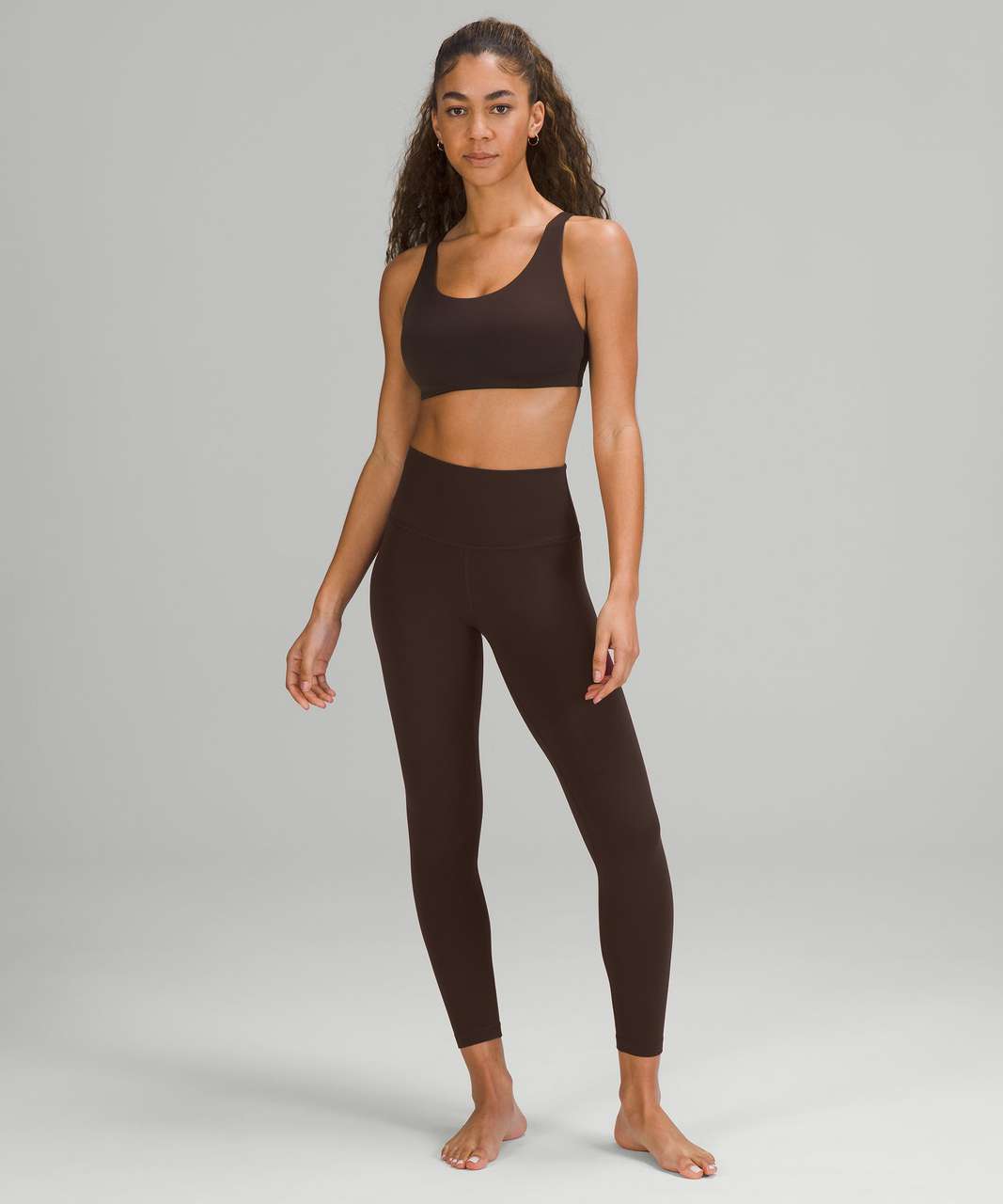 Lululemon In Alignment Straight Strap Bra *Light Support, C/D Cups - Black  - lulu fanatics