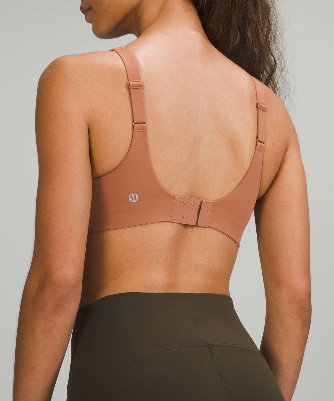 Lululemon In Alignment Straight-Strap Bra *Light Support, C/D Cup - Dusty  Clay - lulu fanatics