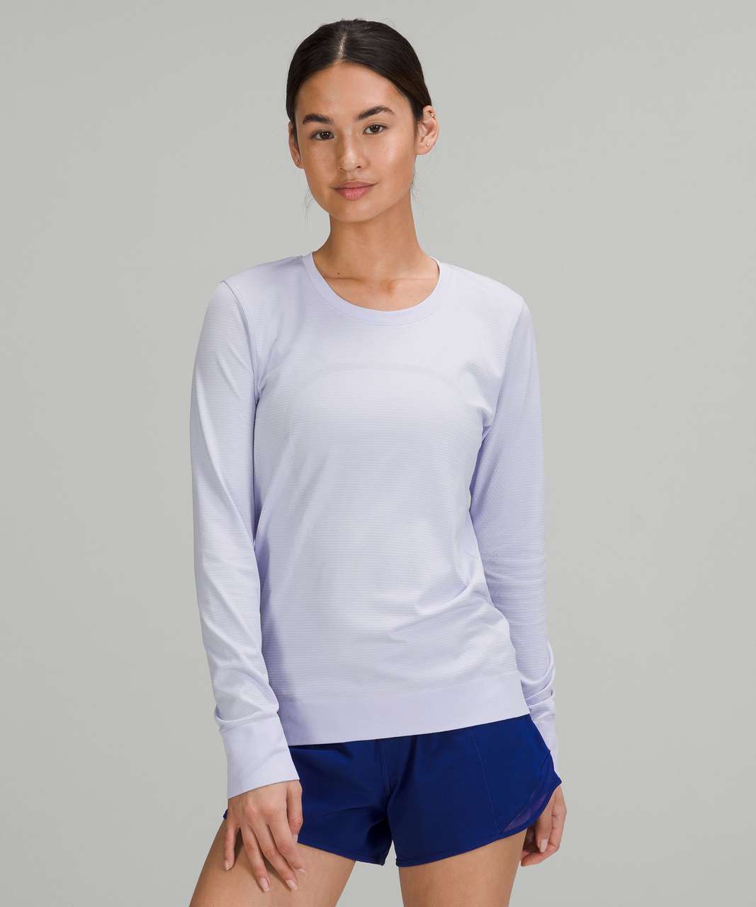 Lululemon Swiftly Relaxed-Fit Long Sleeve Shirt - Pastel Blue / Pastel Blue