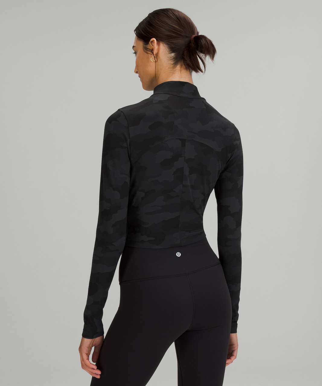 Lululemon All Aligned Mock Neck Long Sleeve *Nulu - Heritage 365 Camo Deep Coal Multi