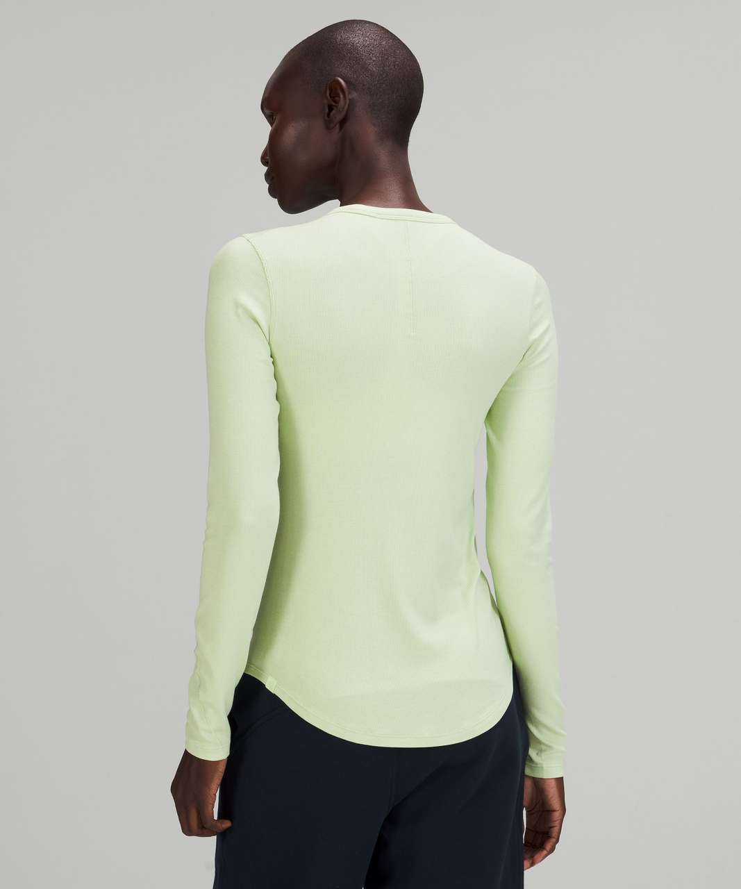 Lululemon Hold Tight Long Sleeve - Creamy Mint - lulu fanatics