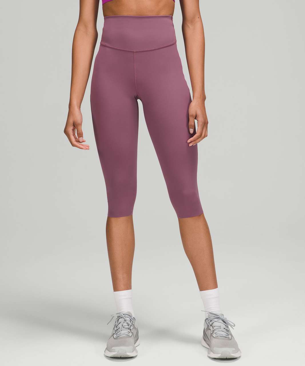 Lululemon Base Pace High-Rise Crop 17" - Vintage Plum