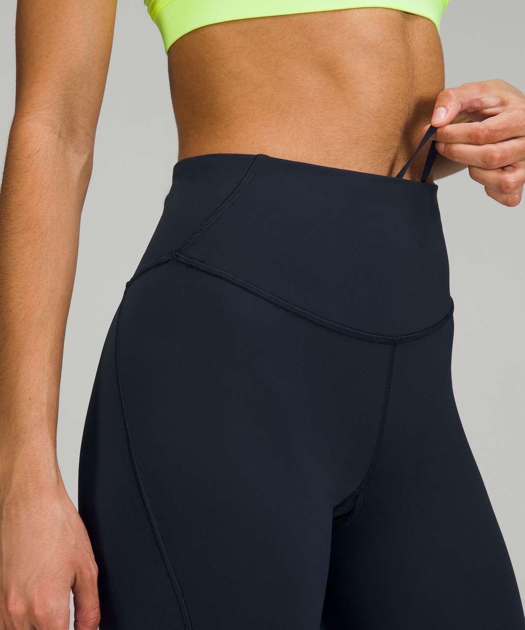 NEW! Lululemon BASE PACE HIGH-RISE CROP 23” Legging — Size 4 Black Nulux,  Pocket