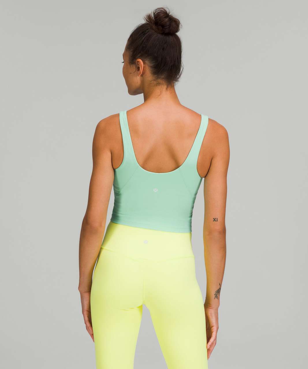 Reply to @ashlynsimon39 styling my creamy mint align tank #lululemon