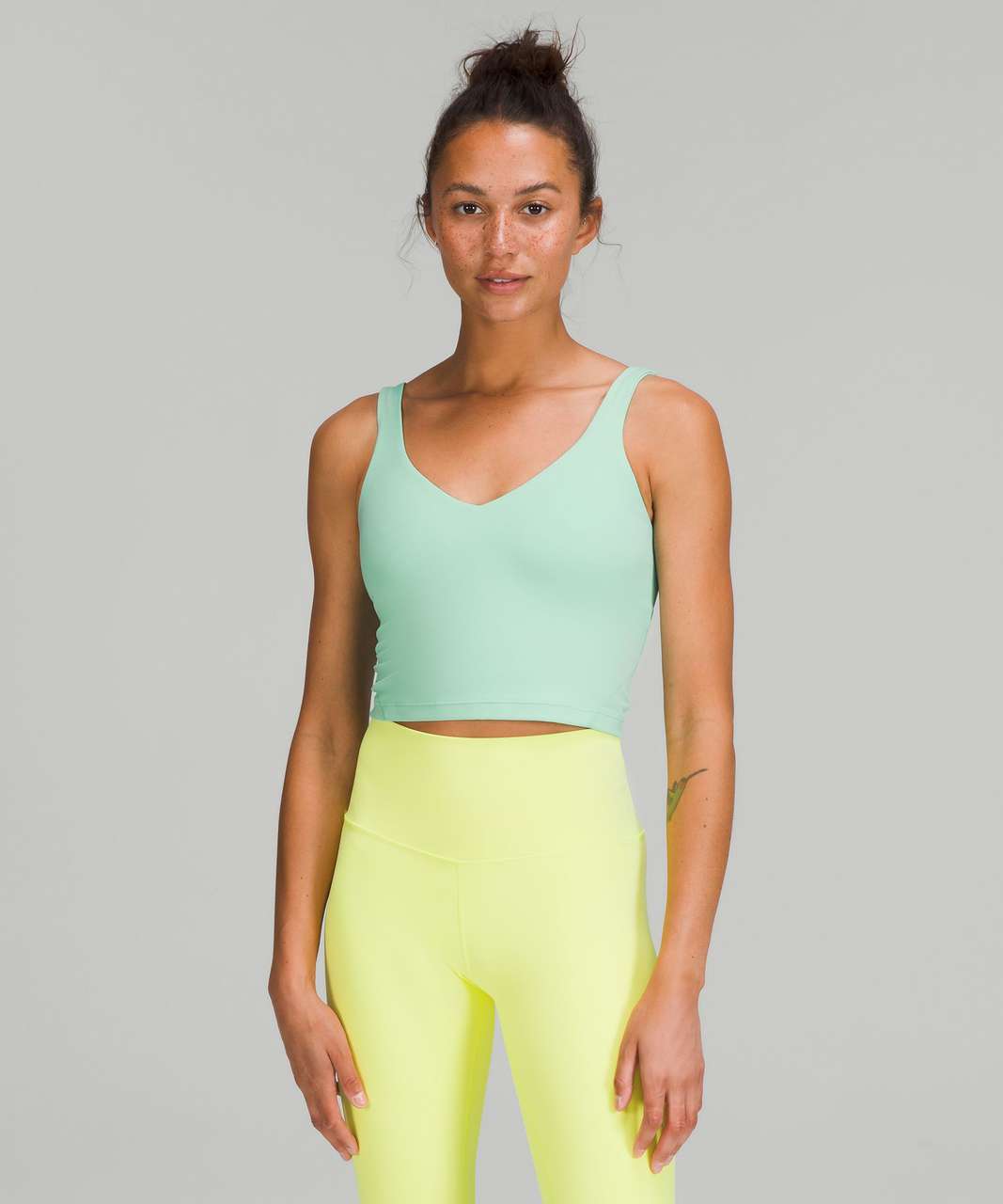 Find more Adorable Mint Green Lululemon Tank Top With Built In Bra! Size 8  Size Dot Confirms! for sale at up to 90% off