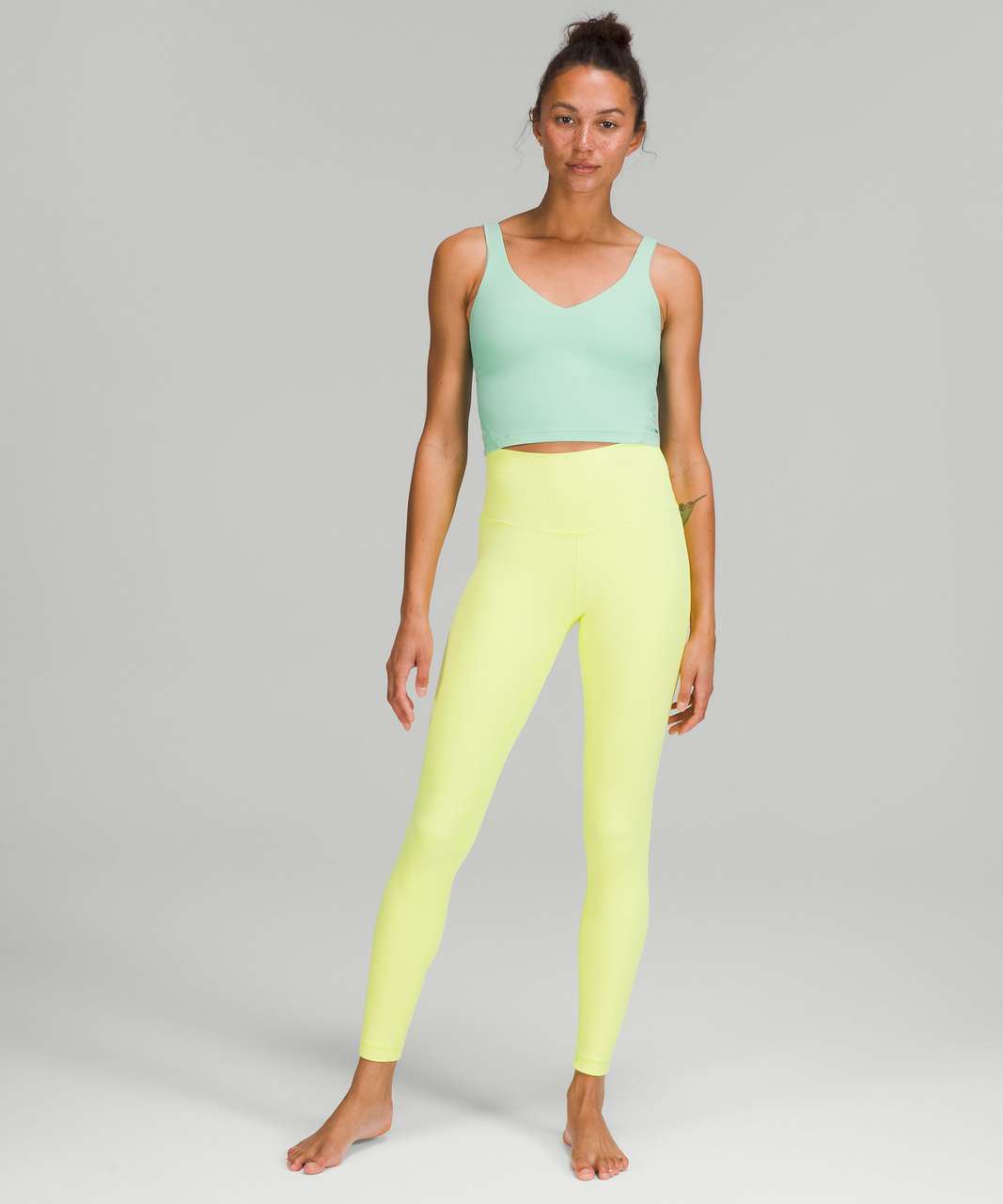 Reply to @ashlynsimon39 styling my creamy mint align tank #lululemon