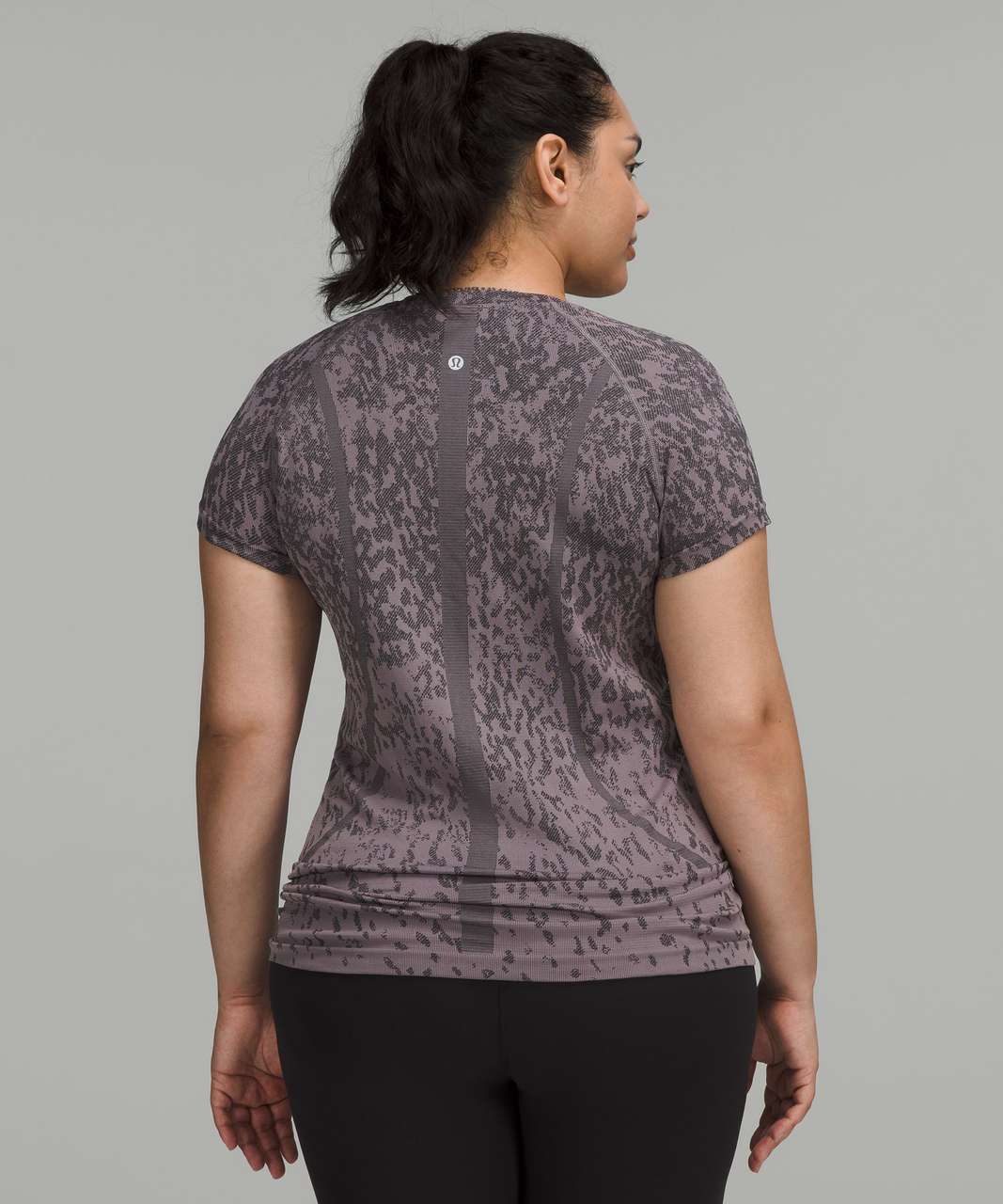 Lululemon Swiftly Tech Short Sleeve Shirt 2.0 - Covered Camo Lunar Rock / Graphite Grey