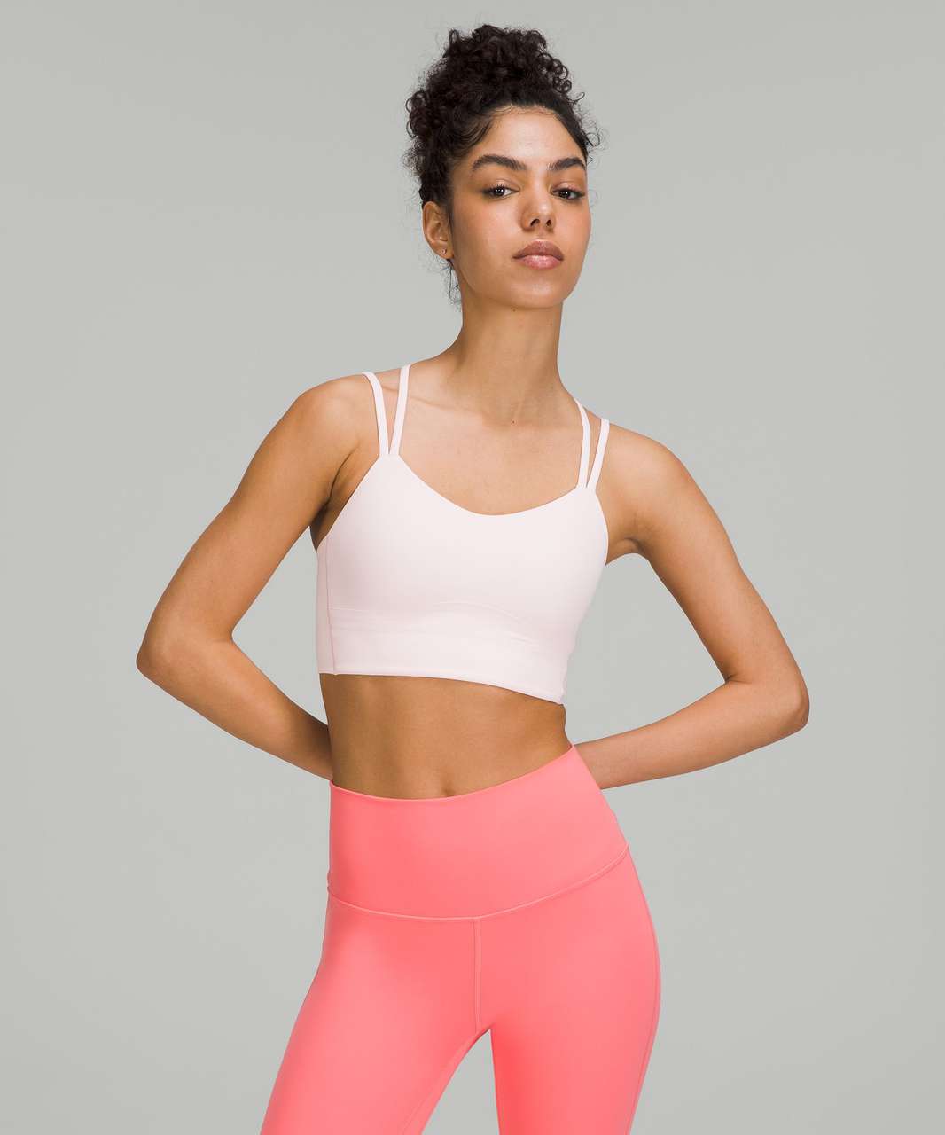 NWT Lululemon Align Bra Size 8 Reversible Light Support A/B Strawberry  Milkshake 