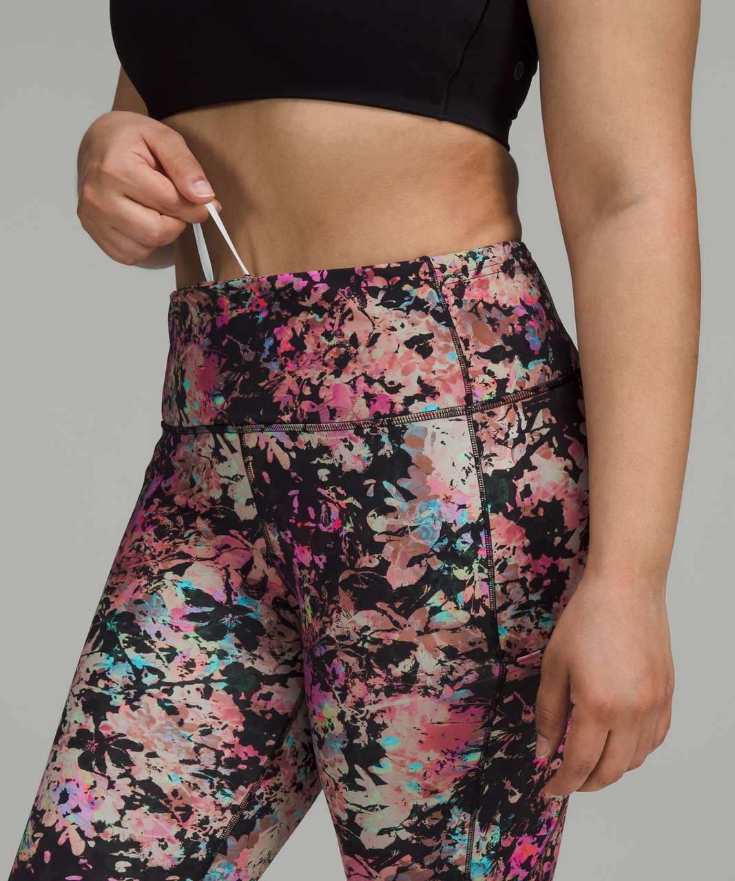 Lululemon Fast and Free High Rise Tight 25 - Floral Flux Multi - lulu  fanatics