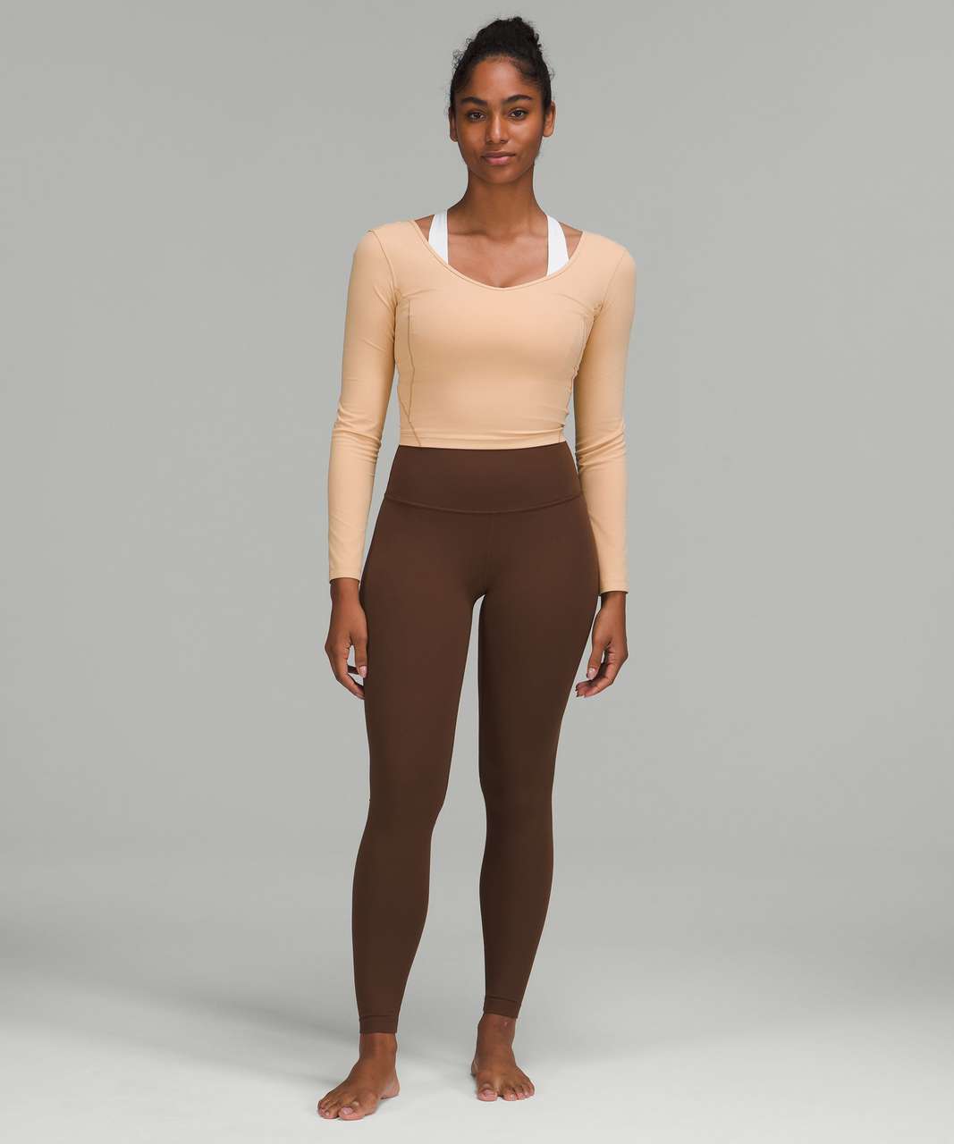 Lululemon Align Bodysuit 25 - Dusty Clay - lulu fanatics