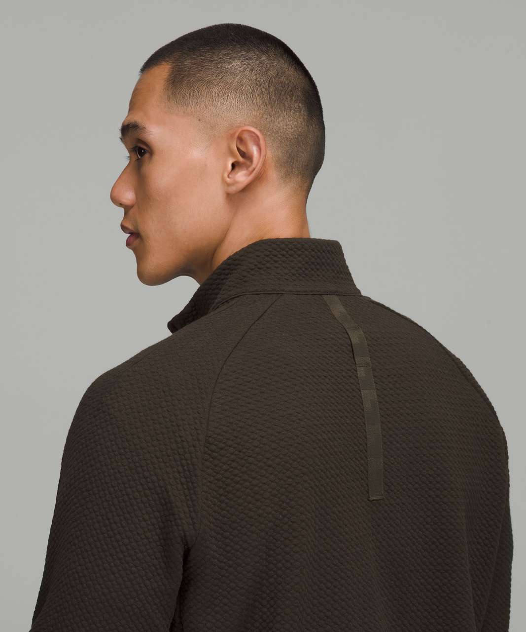 Lululemon At Ease Half-Zip - Dark Olive