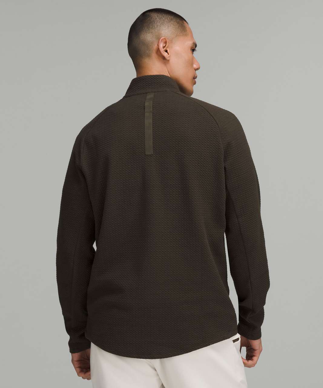 Lululemon At Ease Half-Zip - Dark Olive