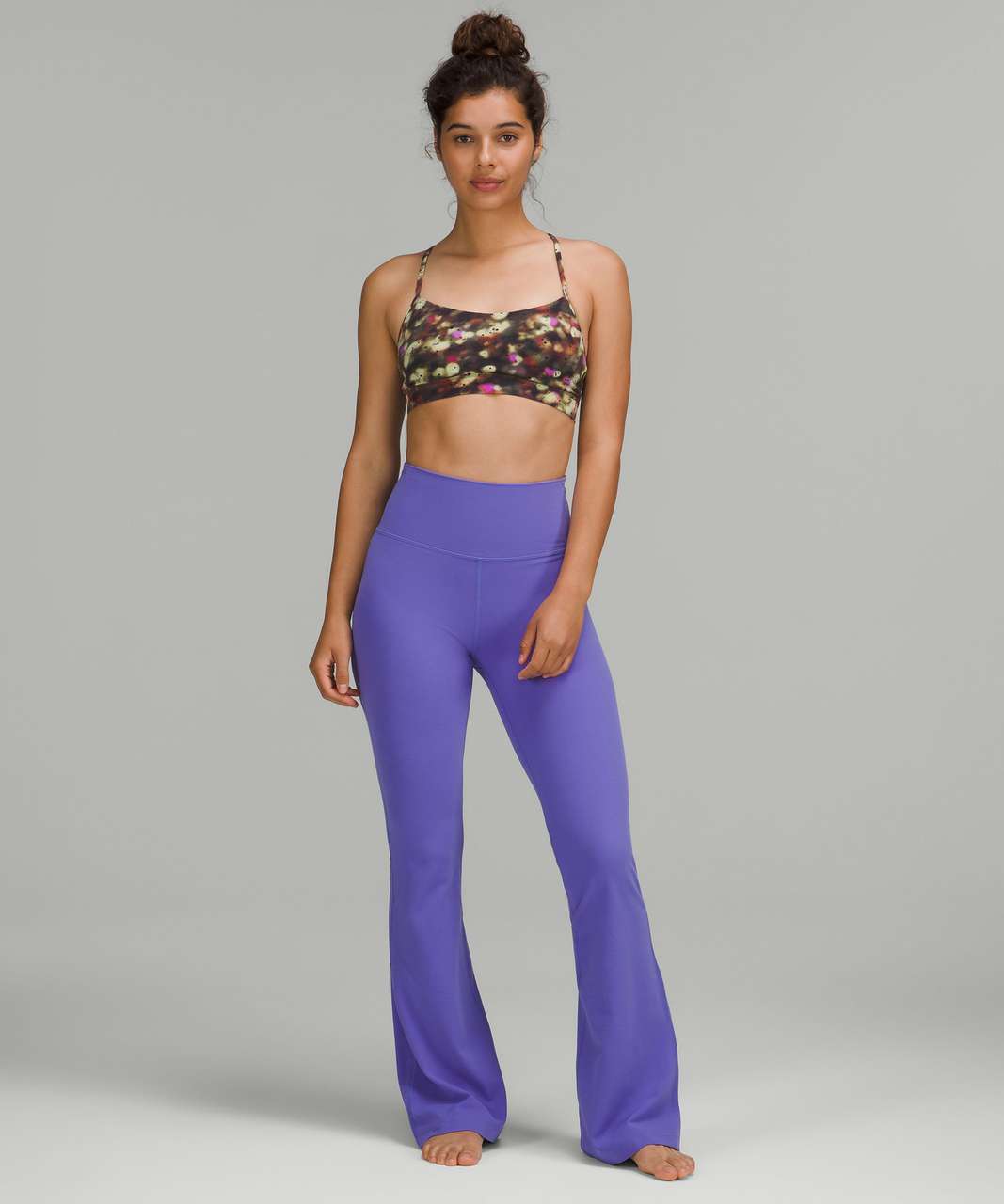 Lululemon Groove Super-High-Rise Flared Pant Nulu *Regular - Purple Ash -  lulu fanatics