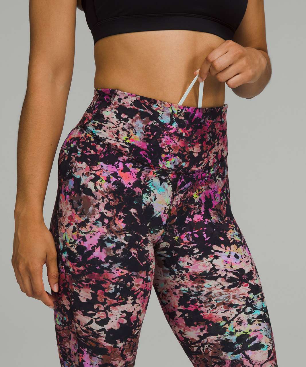 Lululemon Base Pace High-Rise Tight 28 *Brushed - Floral Electric Multi -  lulu fanatics