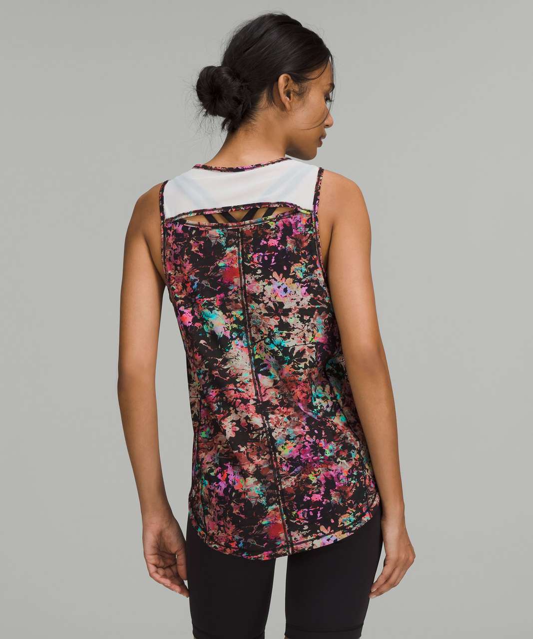 Lululemon Sculpt Tank Top - Stencil Blossom Red Multi