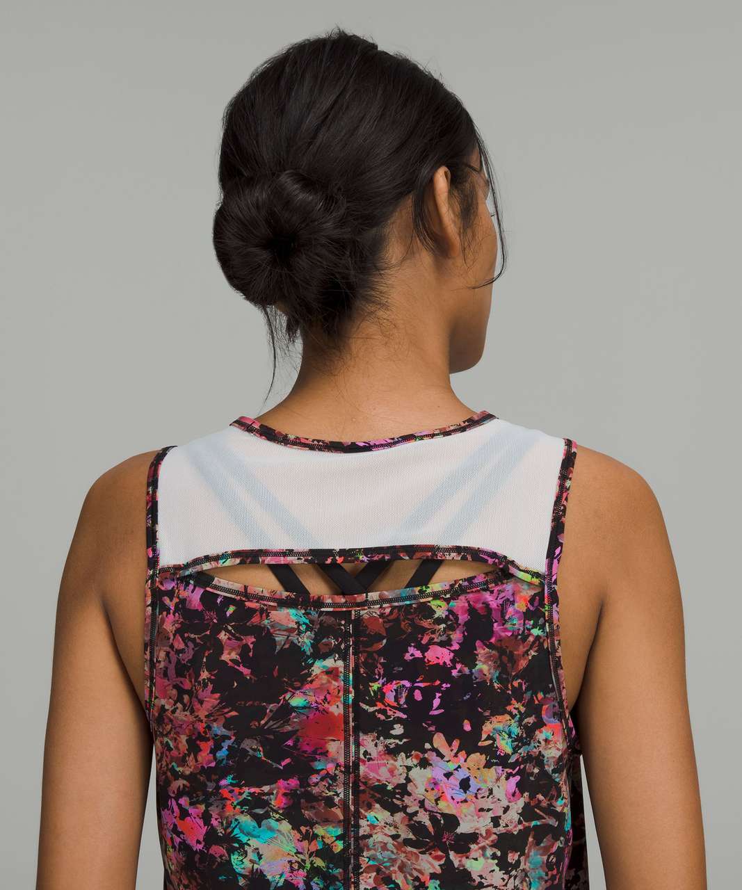 Lululemon Sculpt Tank Top - Stencil Blossom Red Multi