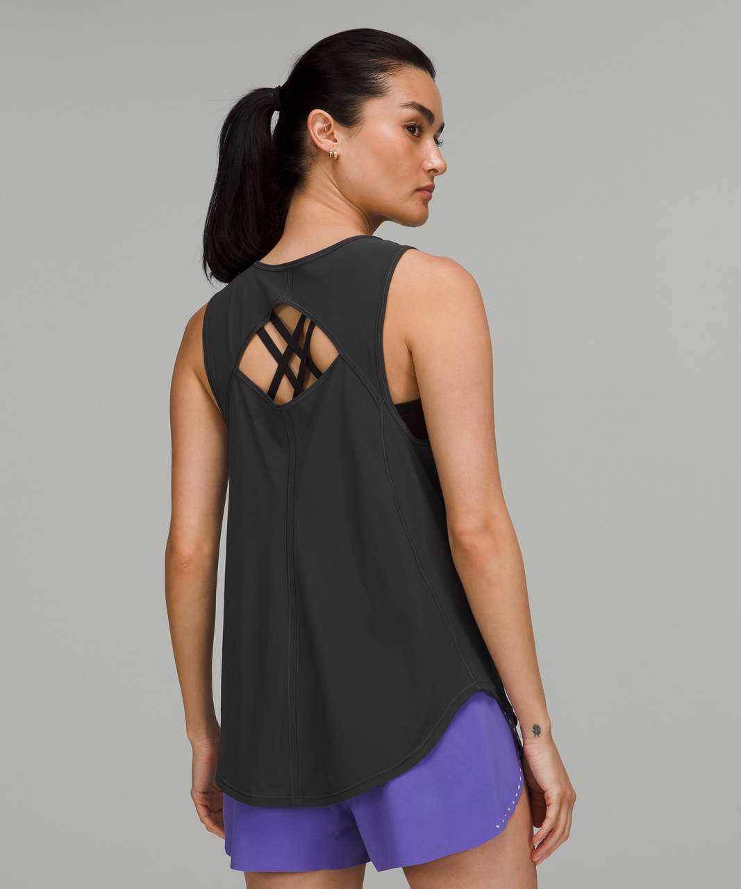 Lululemon Sculpt Tank Top - Graphite Grey - lulu fanatics