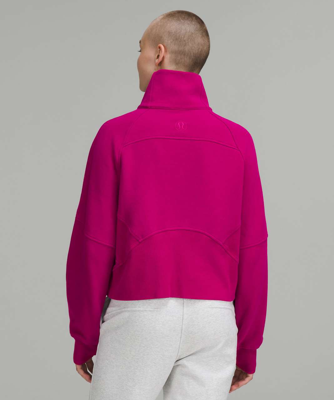 Lululemon Scuba Oversized Funnel Neck Half-Zip - Ripened Raspberry - lulu  fanatics