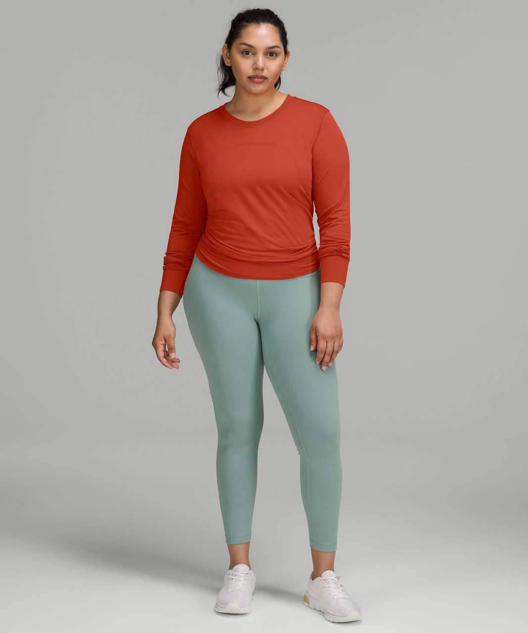 Lululemon Swiftly Relaxed-Fit Long Sleeve Shirt - Red Rock / Red Rock