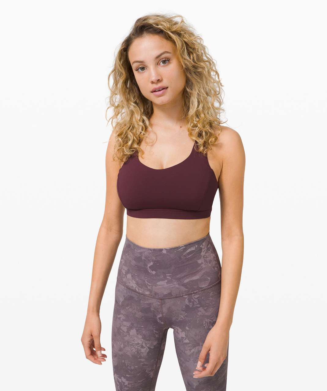 Lululemon Free to Be Serene Bra *Light Support, C/D Cup - Cassis