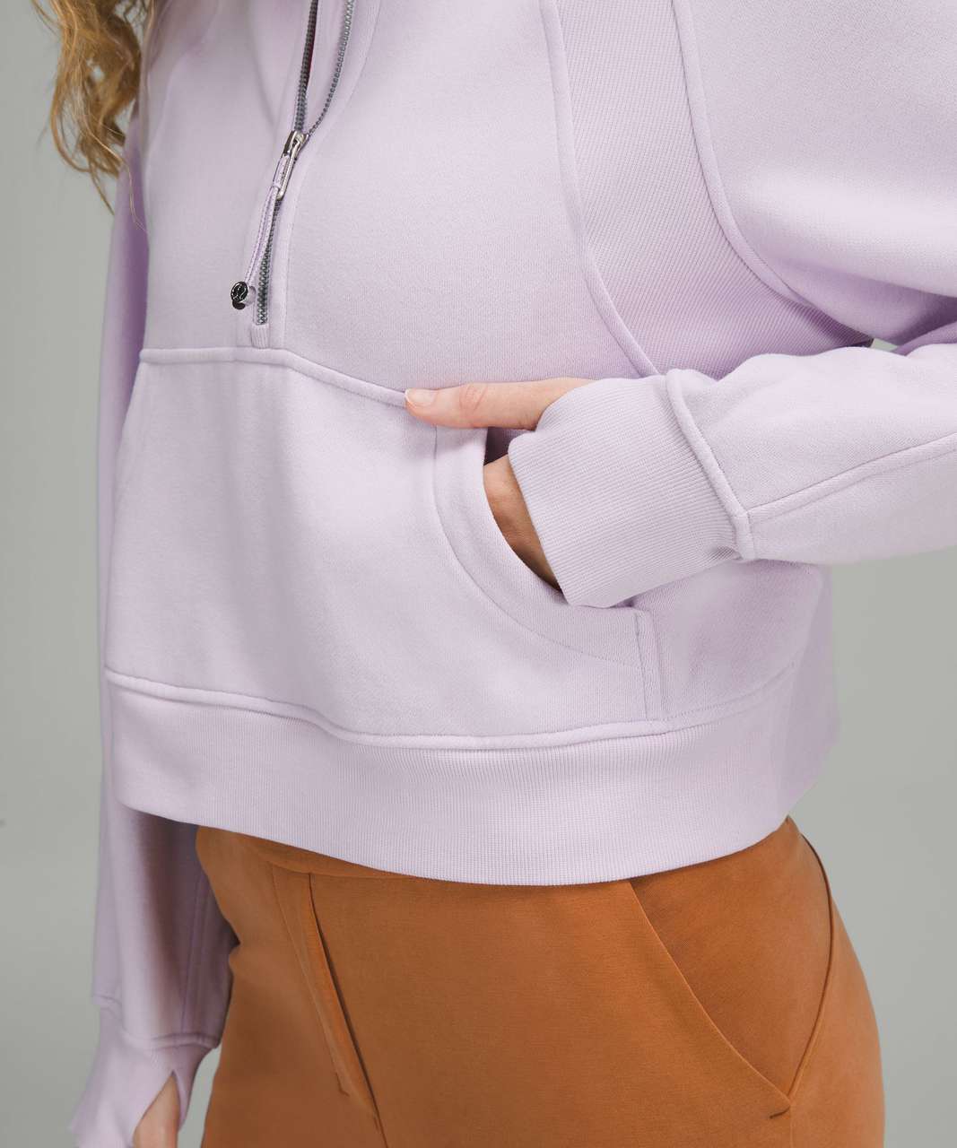 Lululemon Scuba Oversized Funnel Neck Half-Zip - Lavender Dew