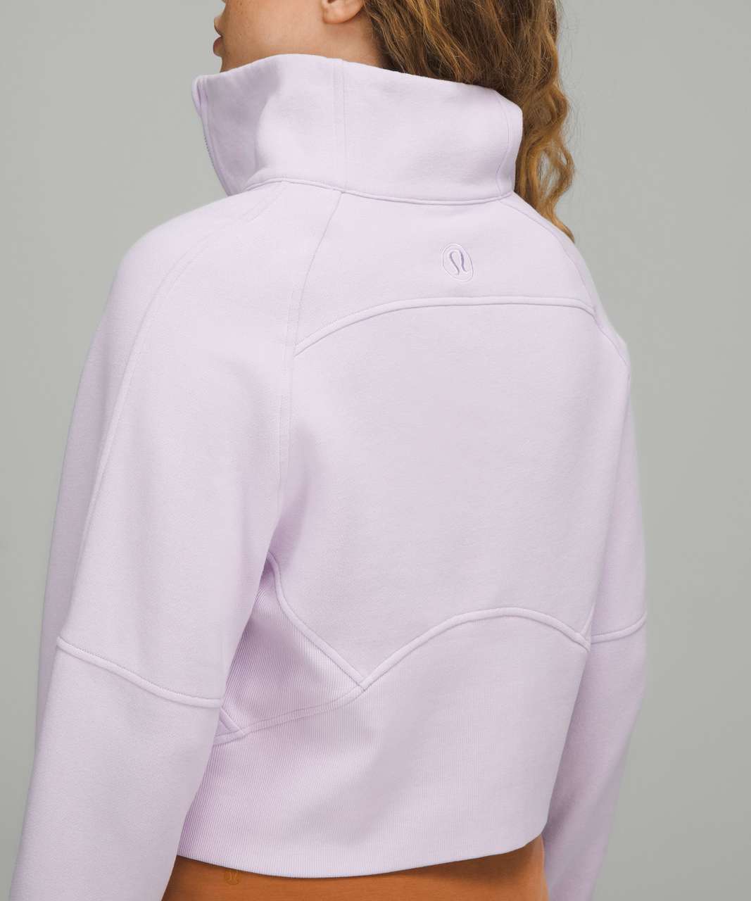 Lululemon Scuba Oversized Funnel Neck Half-Zip - Lavender Dew - lulu  fanatics