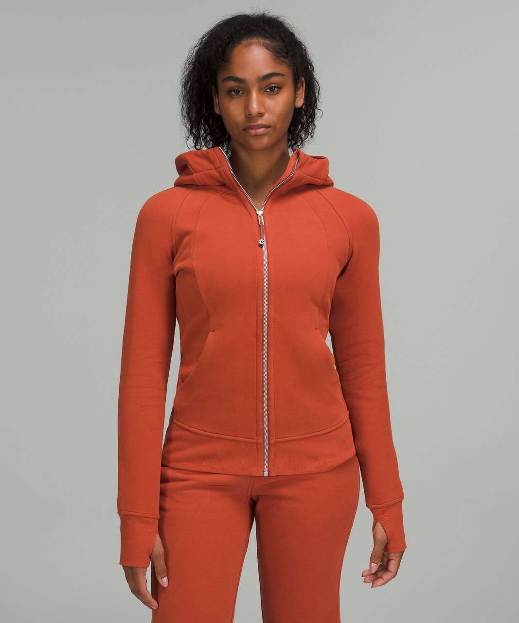 Lululemon Scuba Full-Zip Hoodie - Red Rock