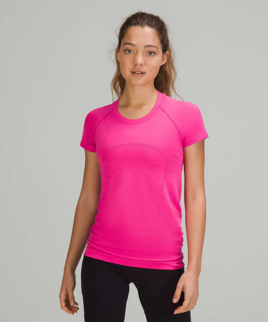 Lululemon Swiftly Tech Short Sleeve Shirt 2.0 - Sonic Pink / Sonic Pink -  lulu fanatics