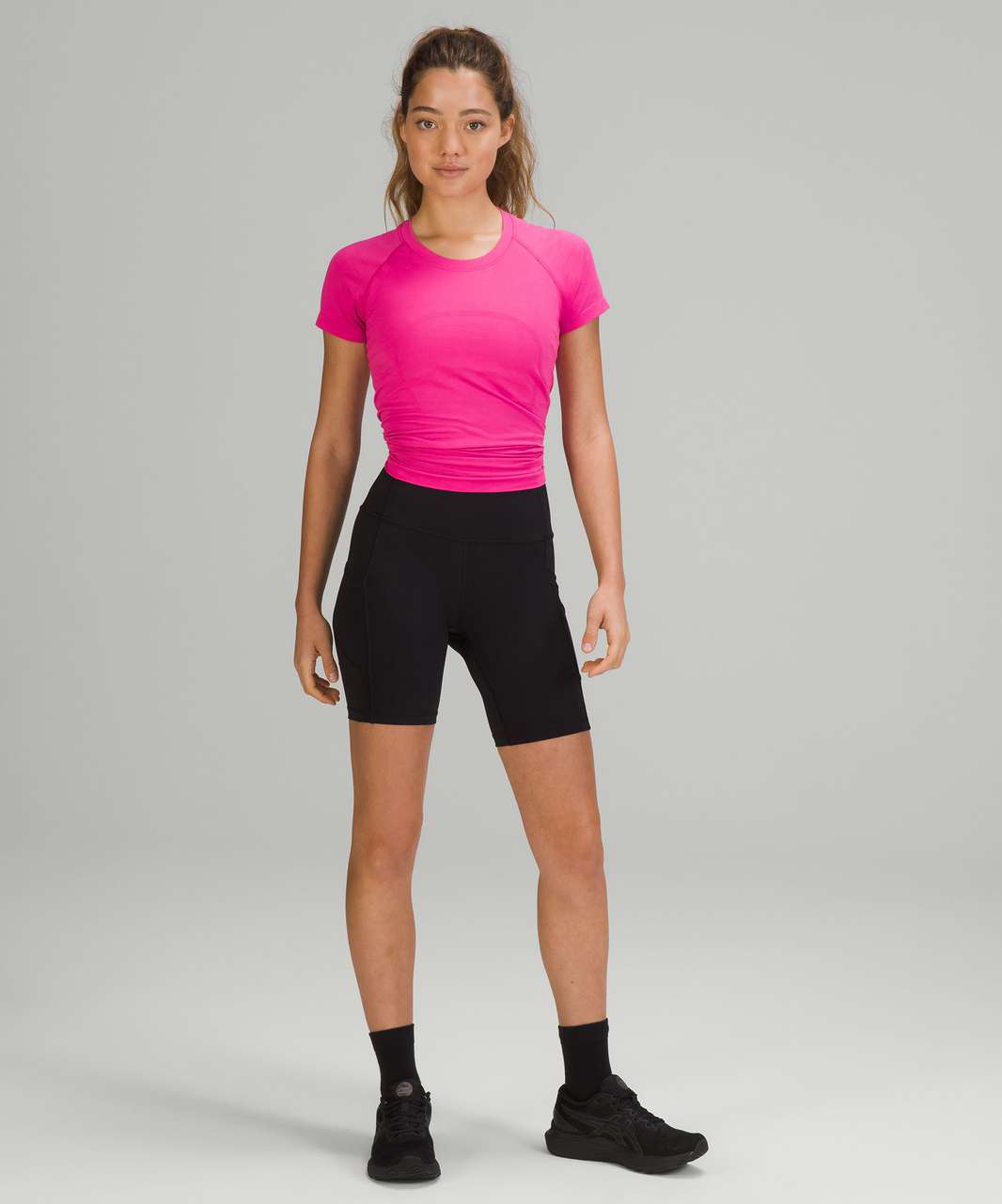 Buy Lululemon Swiftly Tech Short-sleeve Shirt 2.0 Race Length - Sonic  Pink/sonic Pink At 50% Off