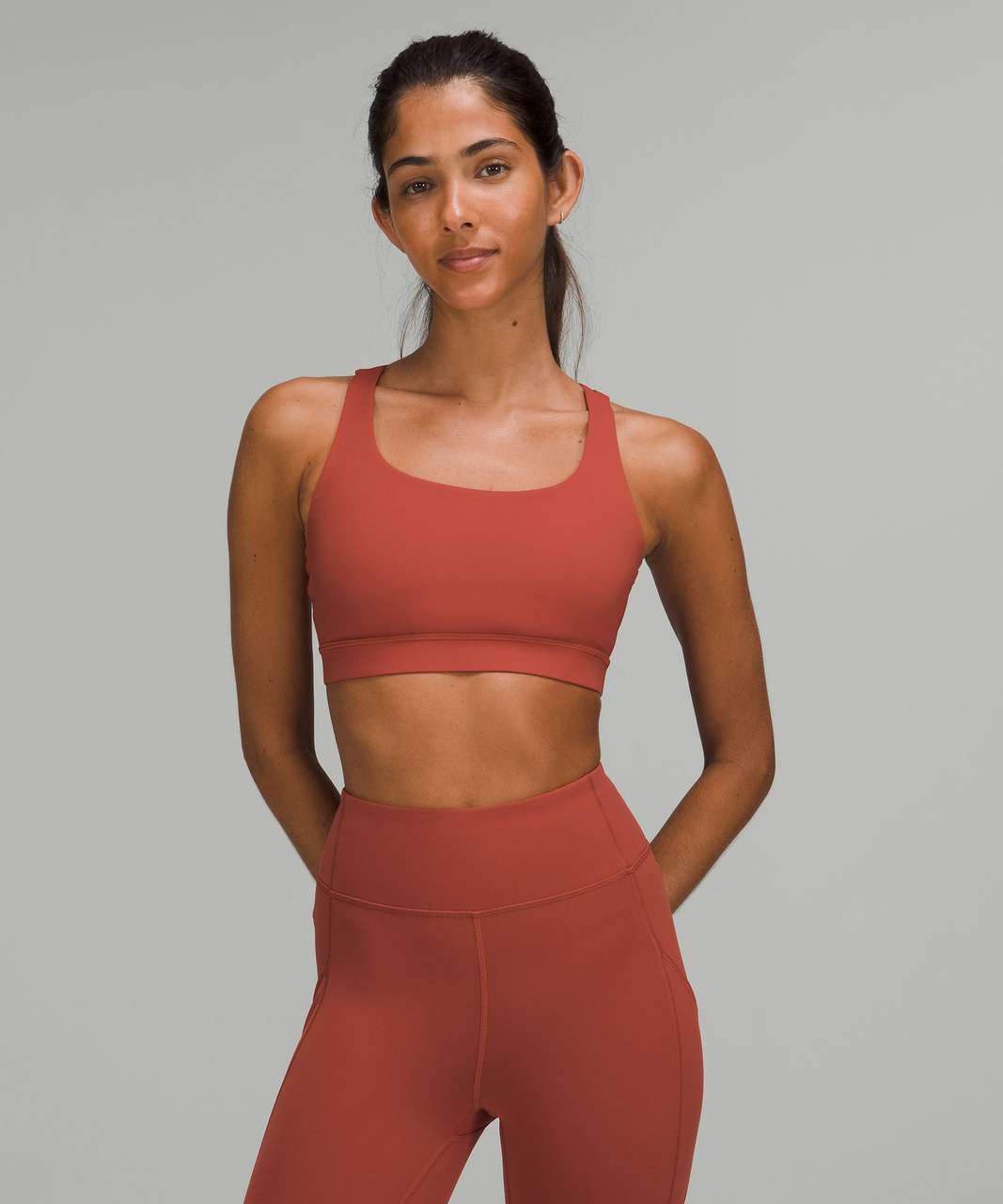 Lululemon Energy Bra *Medium Support, B–D Cups - Cayenne