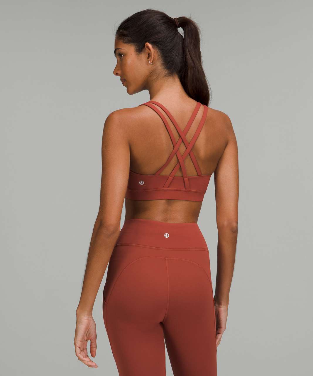 Lululemon Energy Bra *Medium Support, B–D Cups - Cayenne