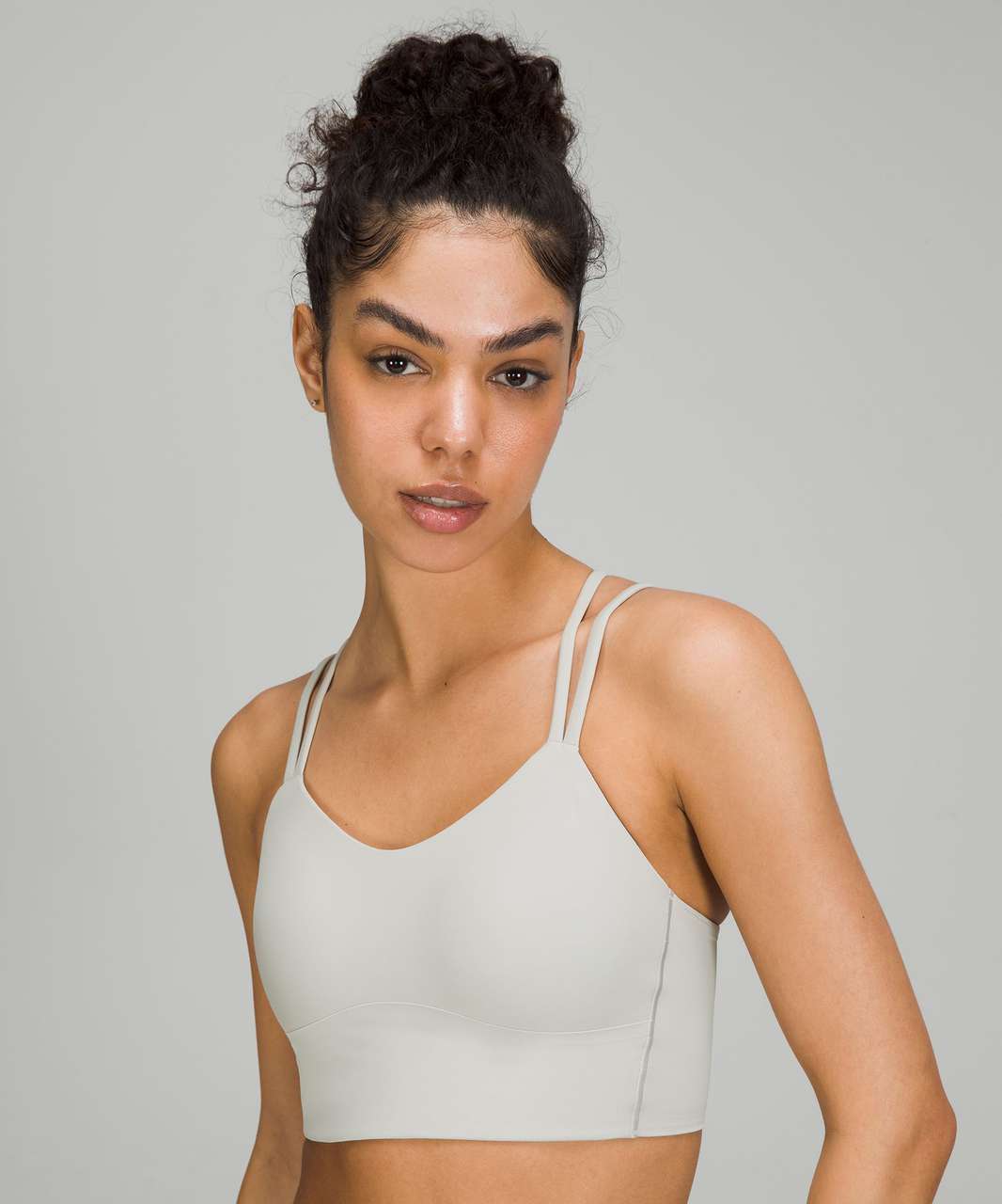 Lululemon Free to Be Longline Bra Light Support A/B Cup in Wee Are From  Space Nimbus Heather Grey, Women's Fashion, Activewear on Carousell