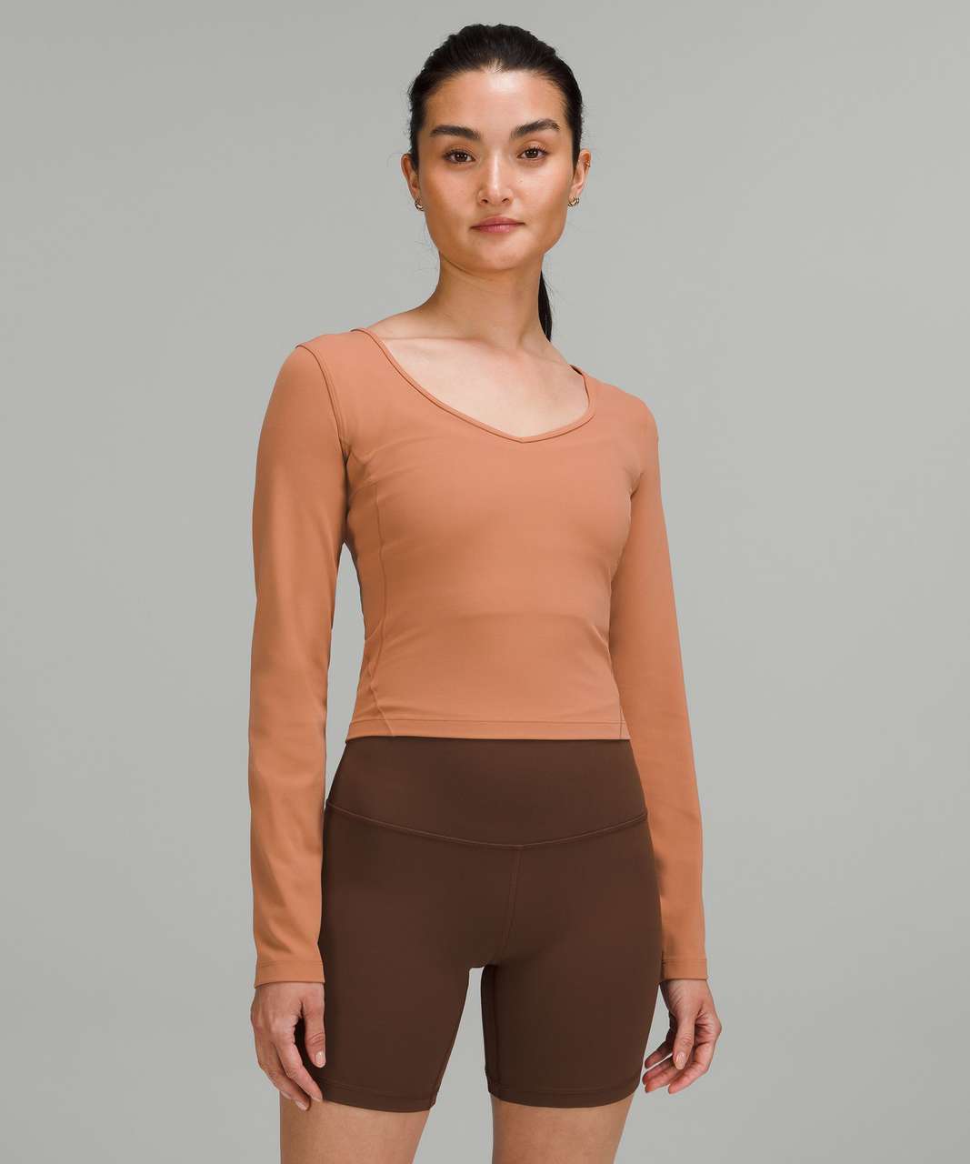 Lululemon Align Long Sleeve Shirt - Dusty Clay - lulu fanatics