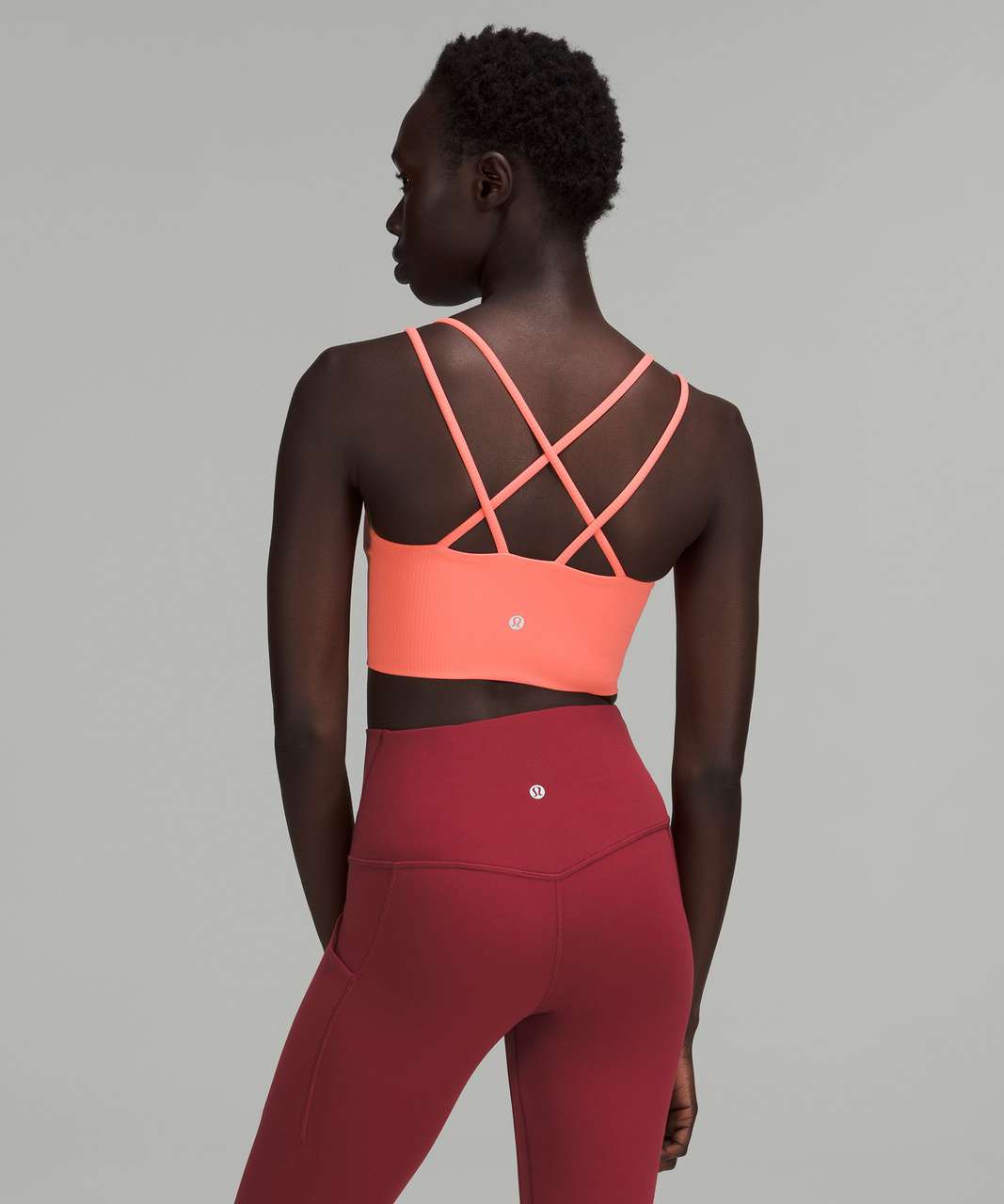 Lululemon Flow Y Nulu Bra *Light Support, A–C Cups - Raspberry Cream - lulu  fanatics