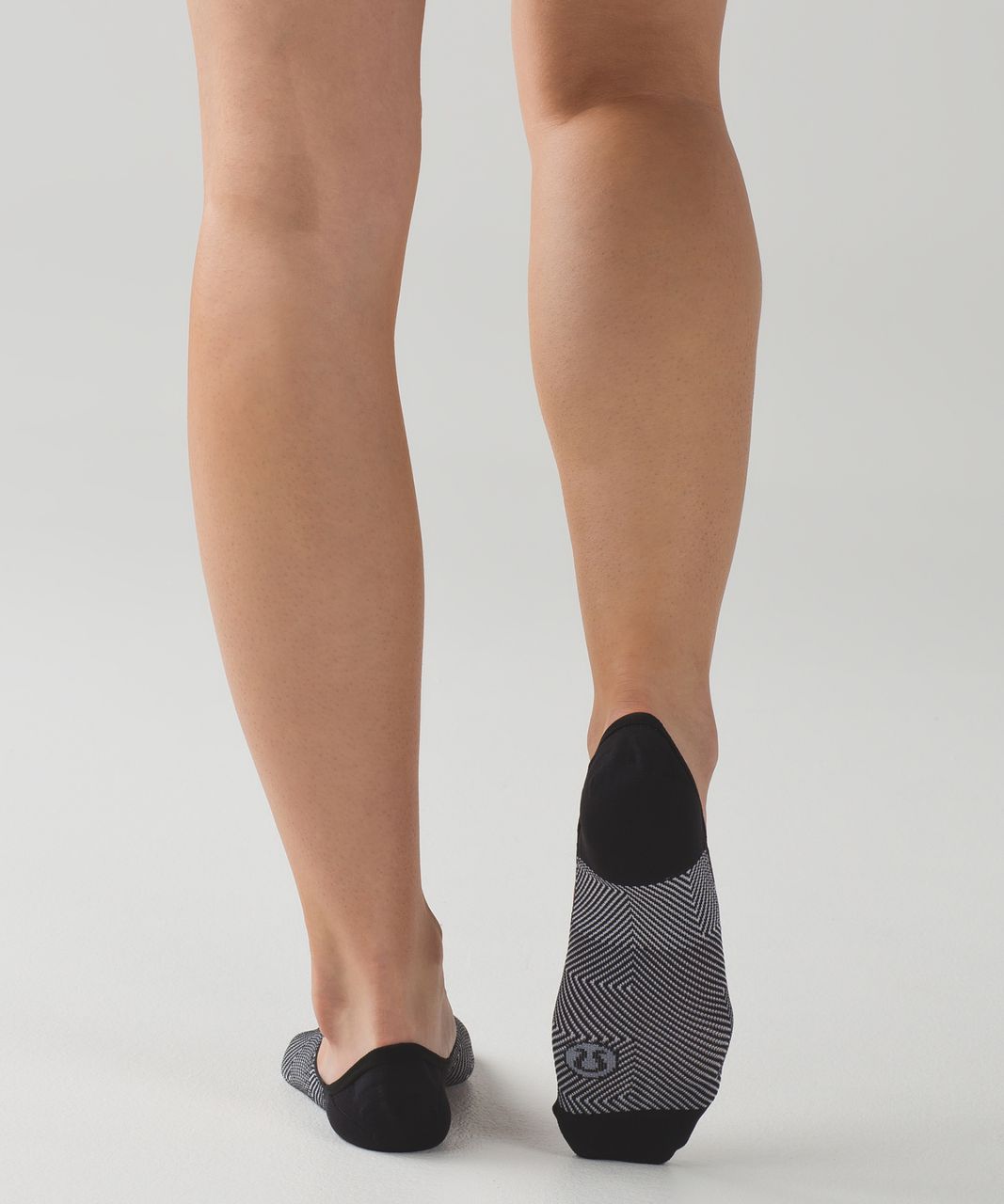 Lululemon Secret Sock - Black / White / Arctic Grey