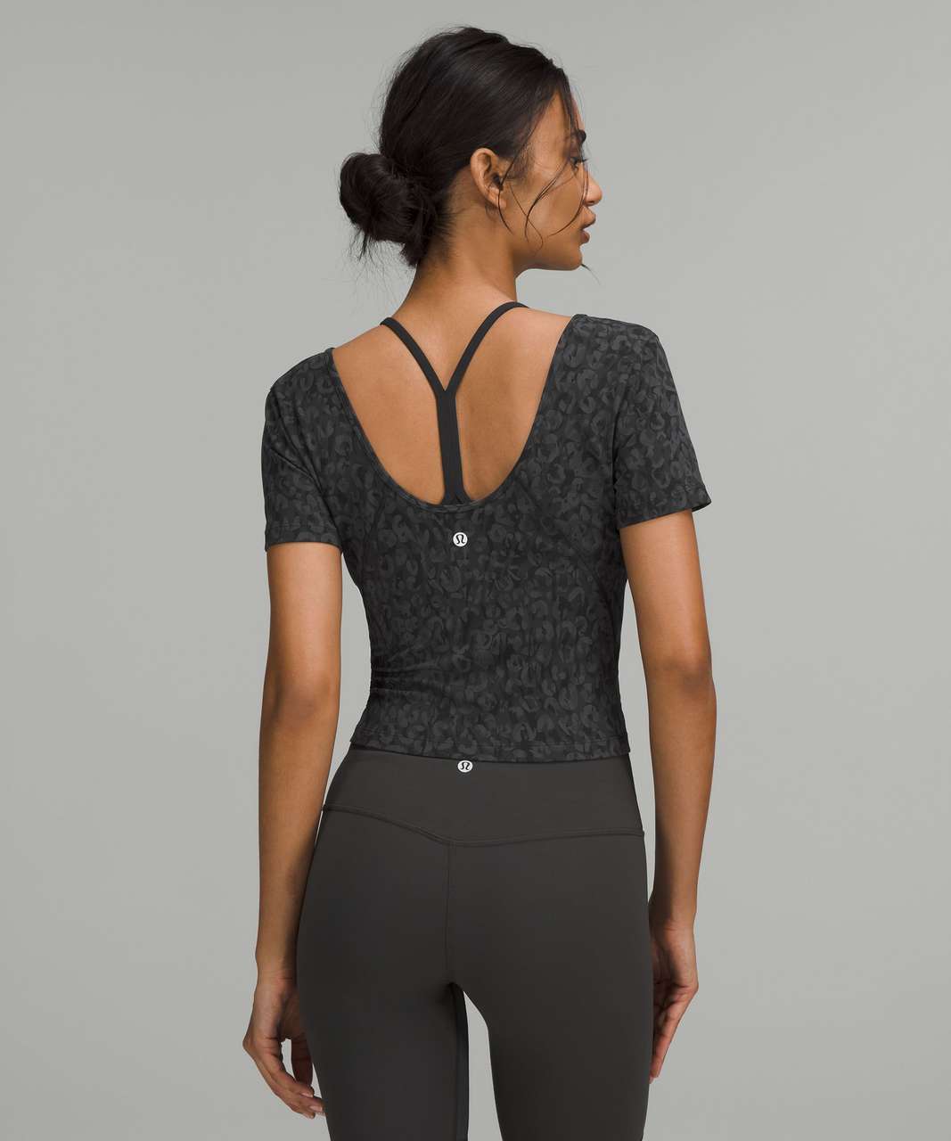 Lululemon Align T-Shirt - Intertwined Camo Deep Coal Multi