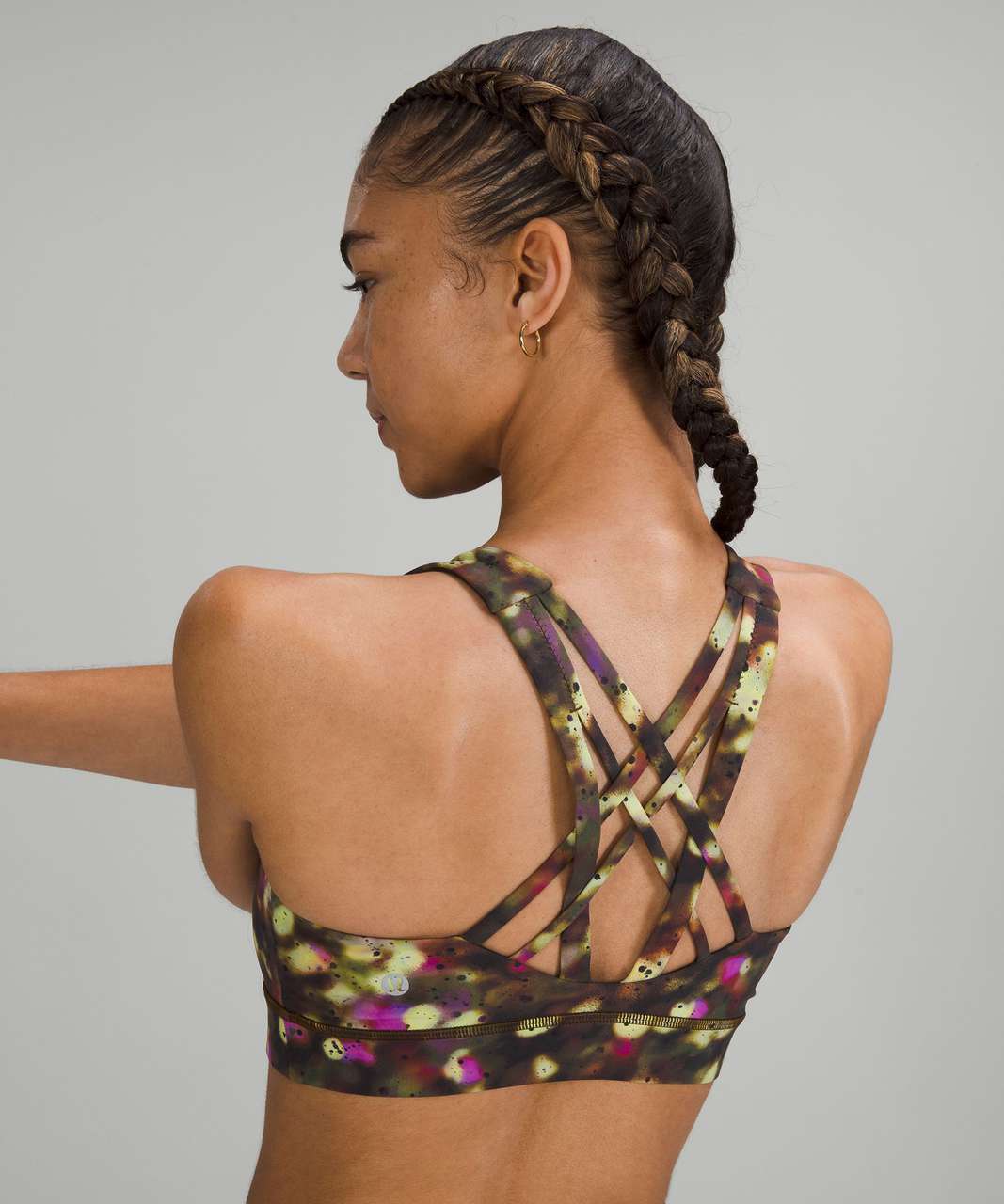 Lululemon Free to Be Elevated Bra *Light Support, DD/DDD(E) Cup - Soft Focus Splatter Green Multi