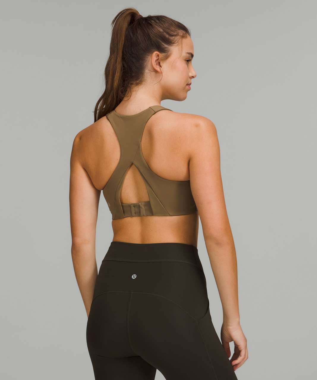 Lululemon lab Mesh High-Neck Bra - Deep Artifact / Frontier - lulu