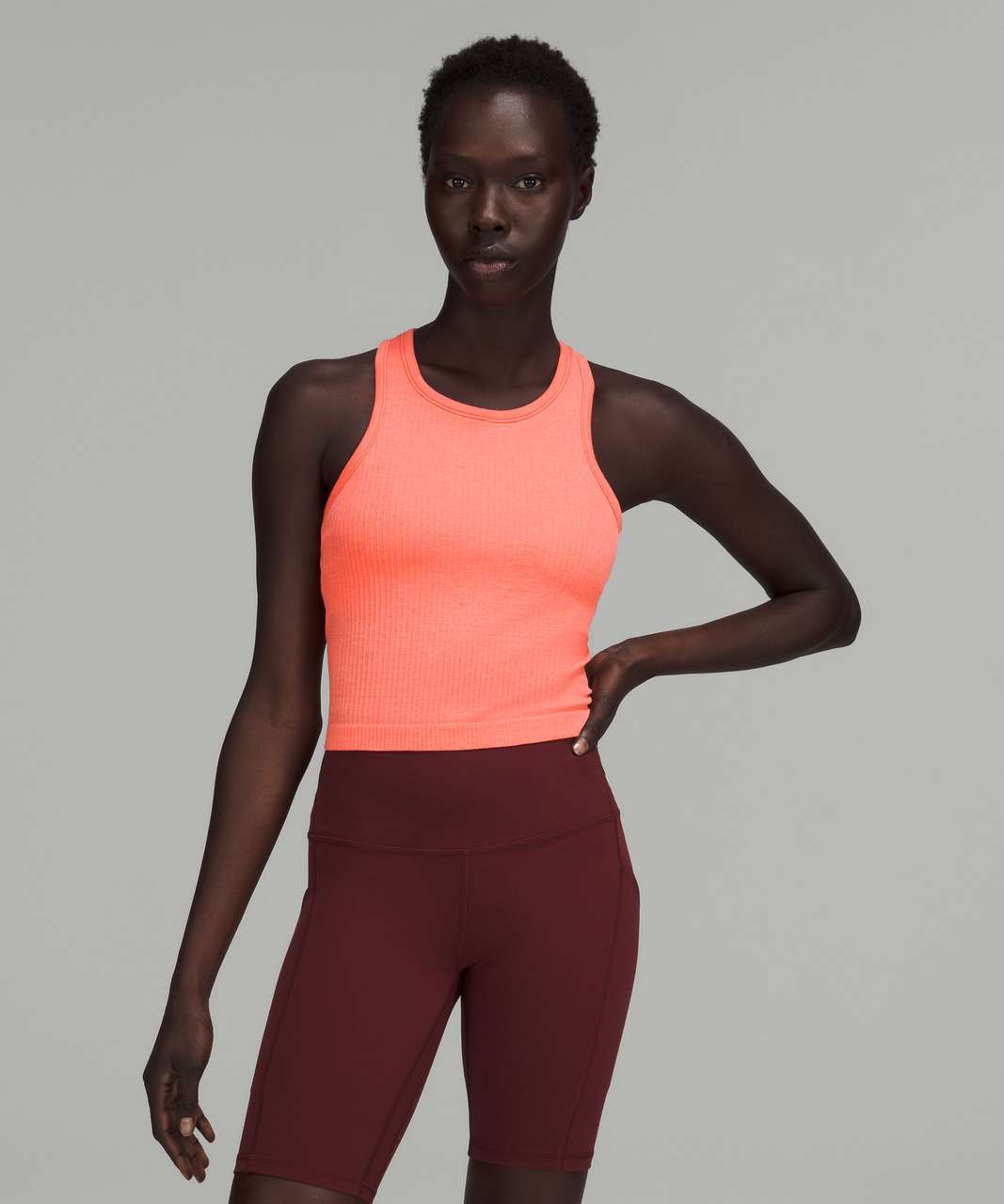 NWT Lululemon Ebb to Street Cropped Racerback Tank Top Size 8