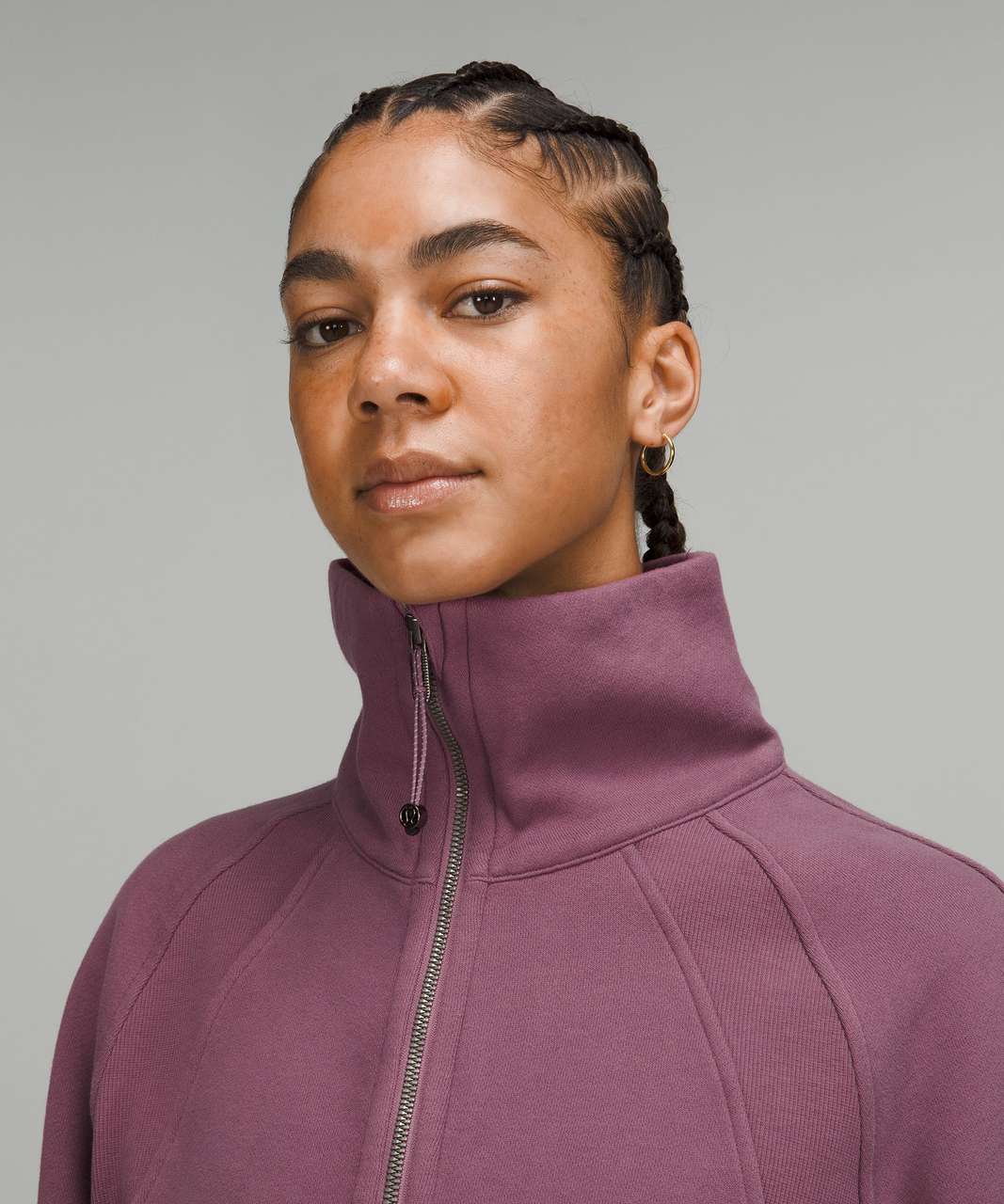 Scuba Oversized Funnel Neck Half Zip