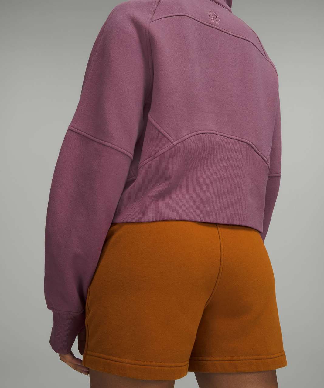 Lululemon Scuba Oversized Funnel Neck Half-Zip - Vintage Plum