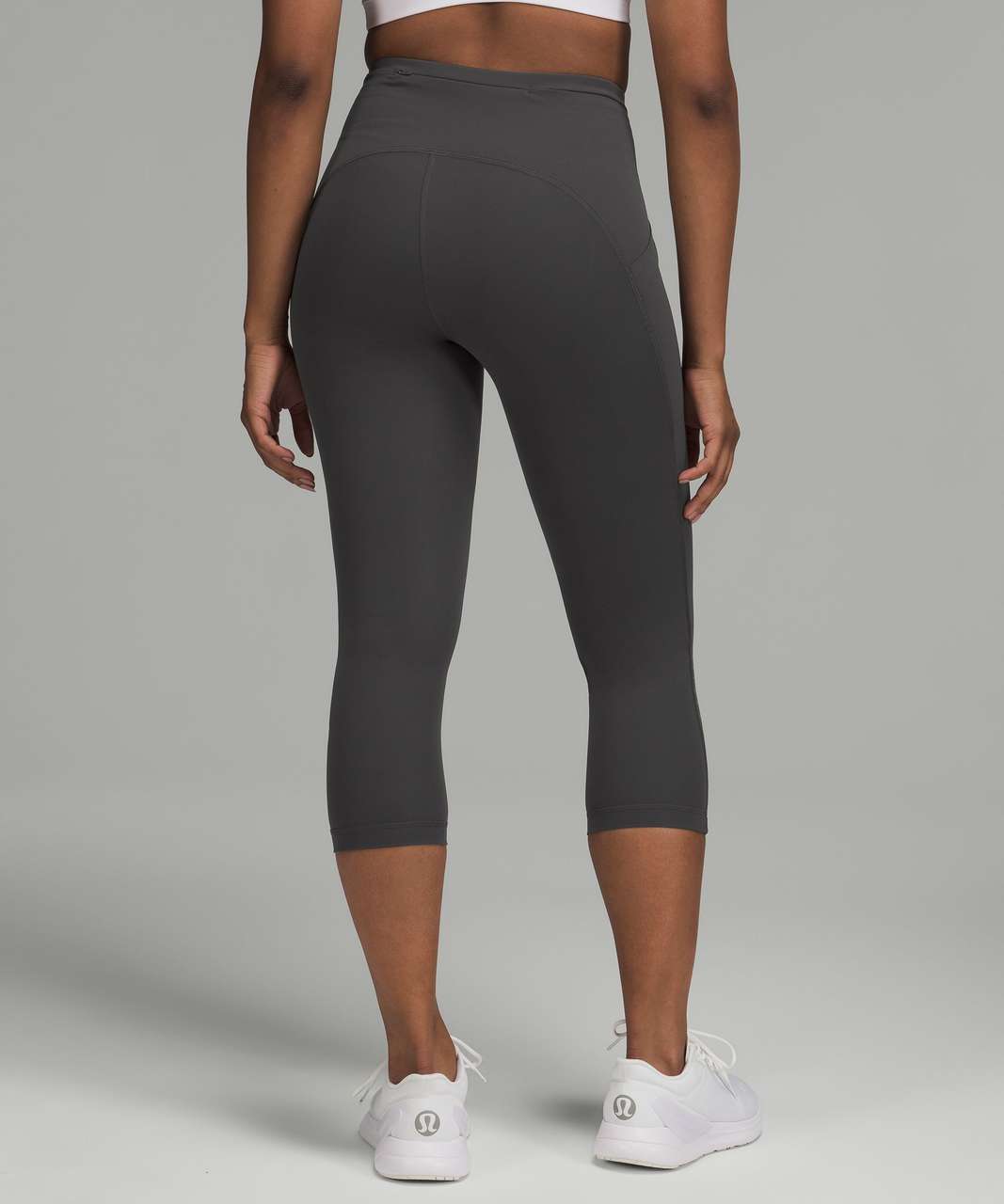 Lululemon Swift Speed High-Rise Crop 21 - Graphite Grey - lulu