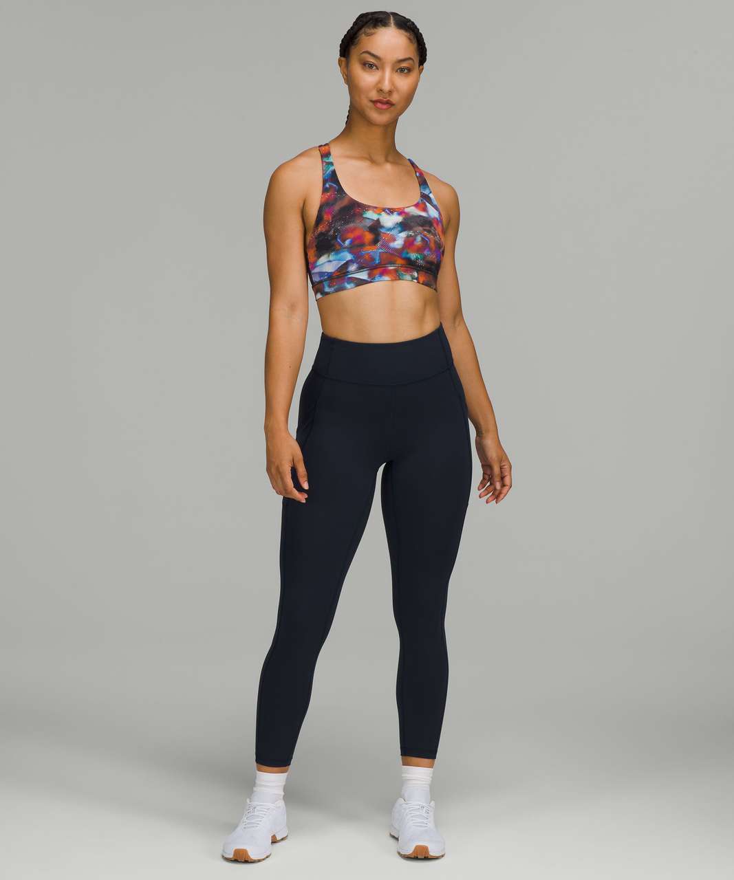 Lululemon Energy Bra Size 8 B/C cup Hyper Drift HYDM 51518.