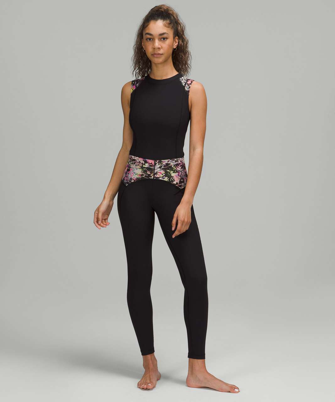 Lululemon - Paddle Times Tights, Zip-Back 28 Black Perforated - 4