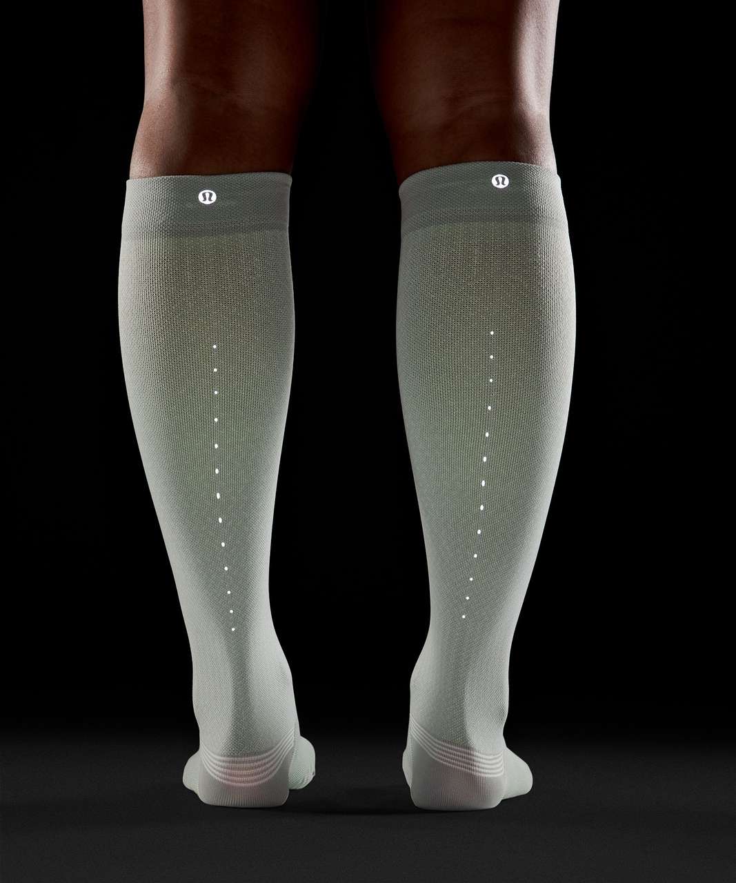 Lululemon MicroPillow Compression Run Sock Knee High - White