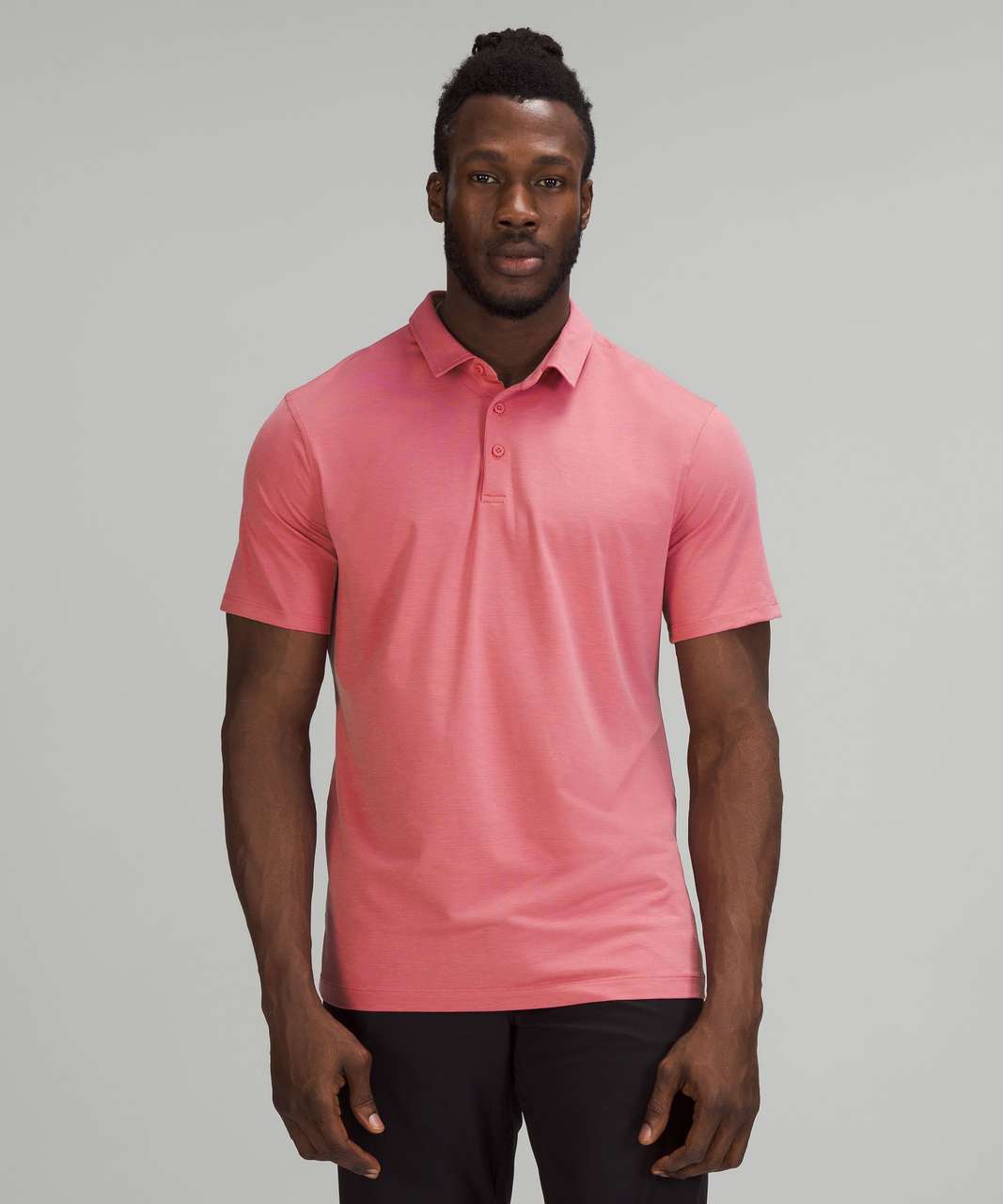 Lululemon Evolution Short Sleeve Polo Shirt - Pink Blossom