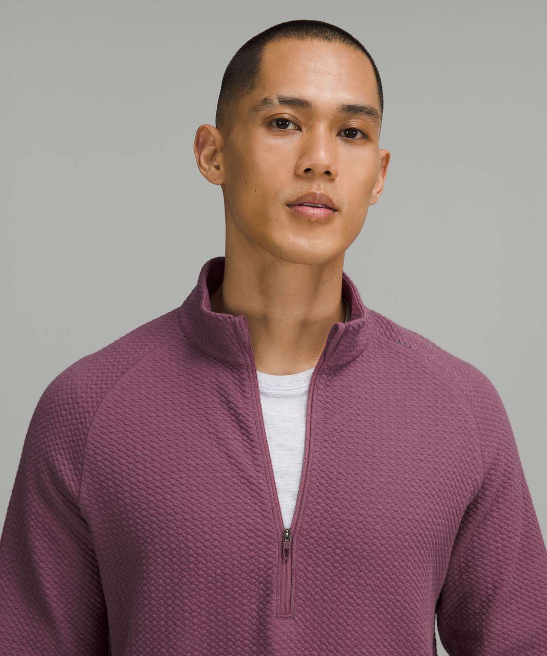 Stretch Ripstop Run 1/2 Zip, Vintage Plum